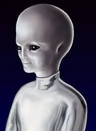 Alien black and white