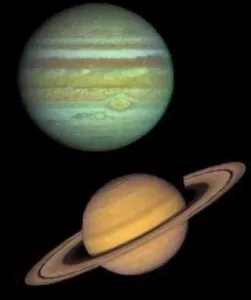 Jupiter saturn